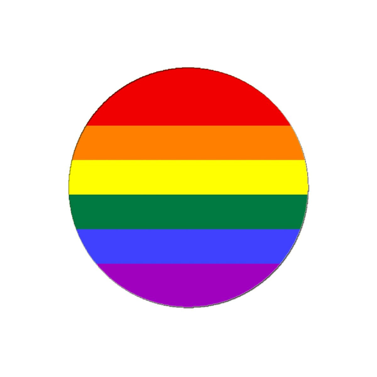 Gay Lesbian Rainbow Pride LGBT Symbol Pinback Button Pin 1.25-inch Default Title