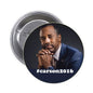 Ben Carson 2016 campaign pinback button with photo and #carson2016 text