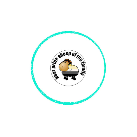 Bear Pride Sheep of the Family 1.25-inch Pinback Button Pin LGBT Default Title