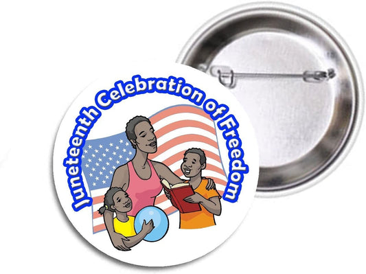 Juneteenth Celebration of Freedom 2.25-inch Pinback Button