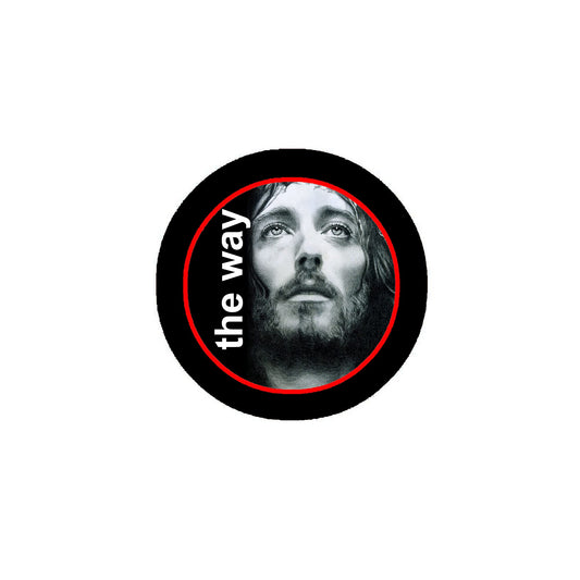 Jesus The Way Pinback Pin Back, Button Badge Default Title
