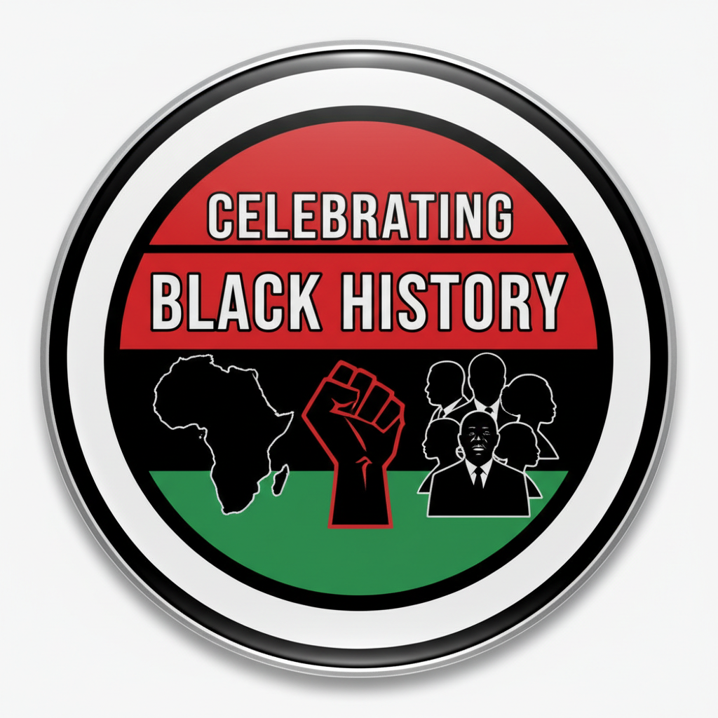 100 Pcs Set Celebrating Black History Pinback Button Pin Pinback Brooch 2.25-inch Pin Back, Badge medium pin badge