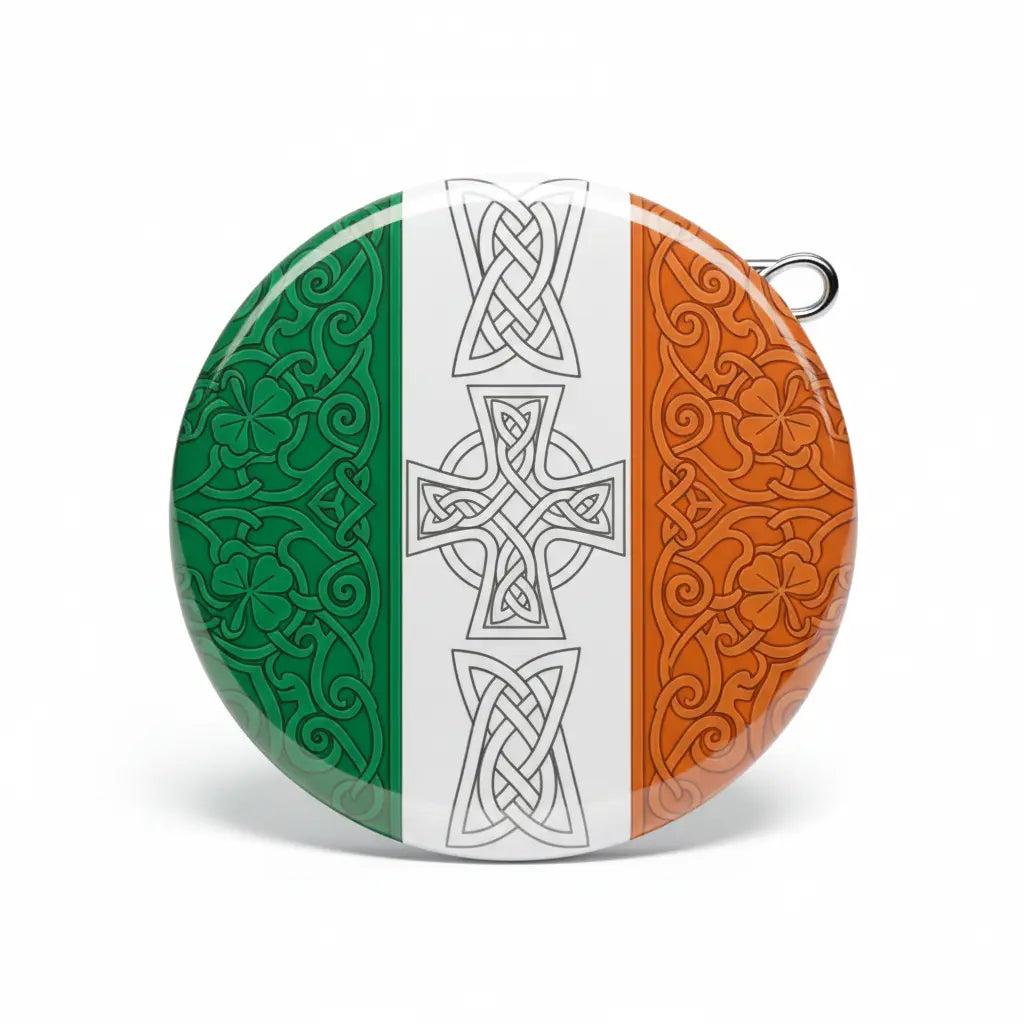 Celtic Ireland Flag Pinback 2.25-inch