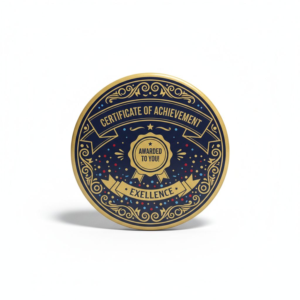 Certificate Pinback 2.25-inch