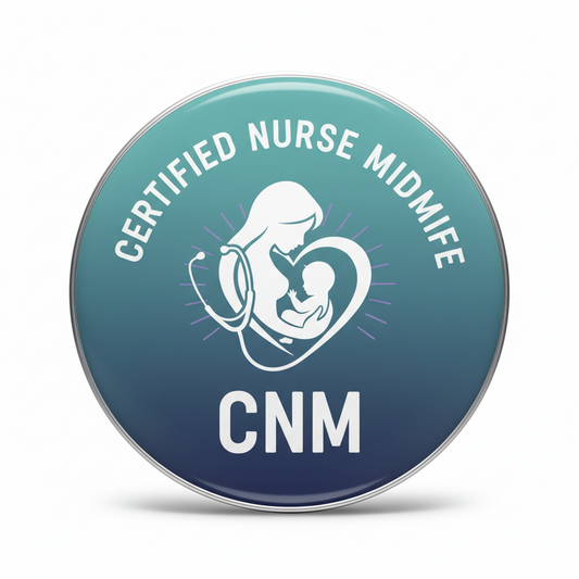 Certified Nurse Midwife Pinback 2.25-inch