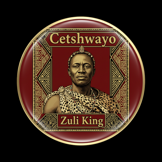 Cetshwayo Zulus King Pinback 2.25-inch
