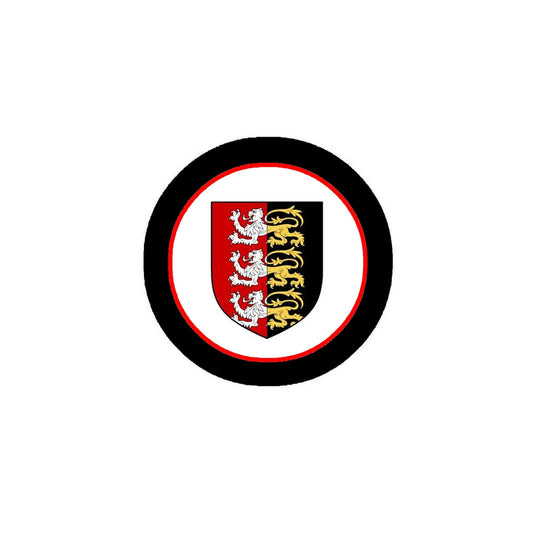 Grady 3-inch Coat of Arms Fridge Round Magnet Default Title