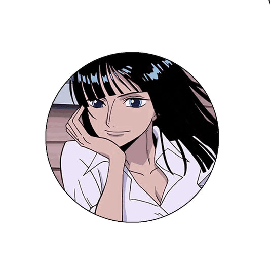 Nico Robin Badge Reels Cute Felt Retractable Badge Reels 1.45-inch Default Title