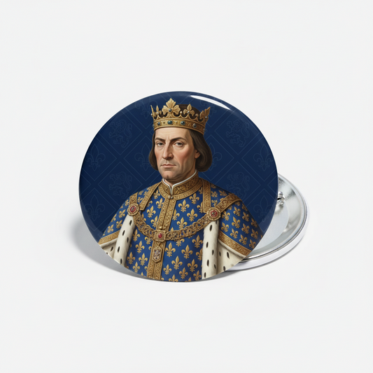 CHARLES VI FRANCE Pinback 2.25-inch