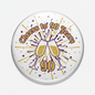 Cheers to 90 Years Birthday Party Pinback 2.25-inch