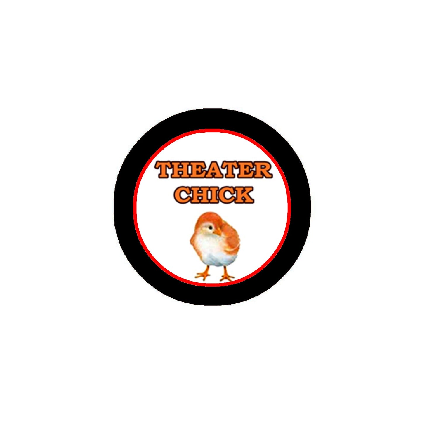 Pinback de 1,25" de Teather Chick