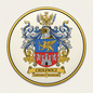 Cieslewicz Family Crest Coat of Arms Pinback 3-inch - My Pinbacks