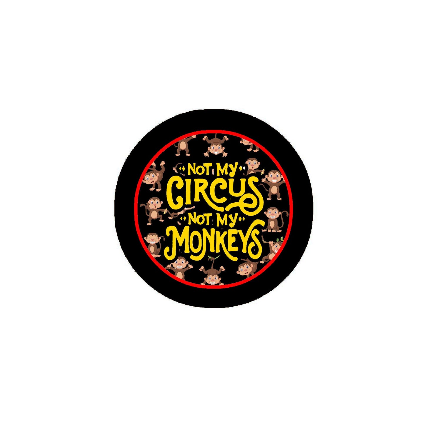 1t mi circo 1t mi mono Pinback 2,25"