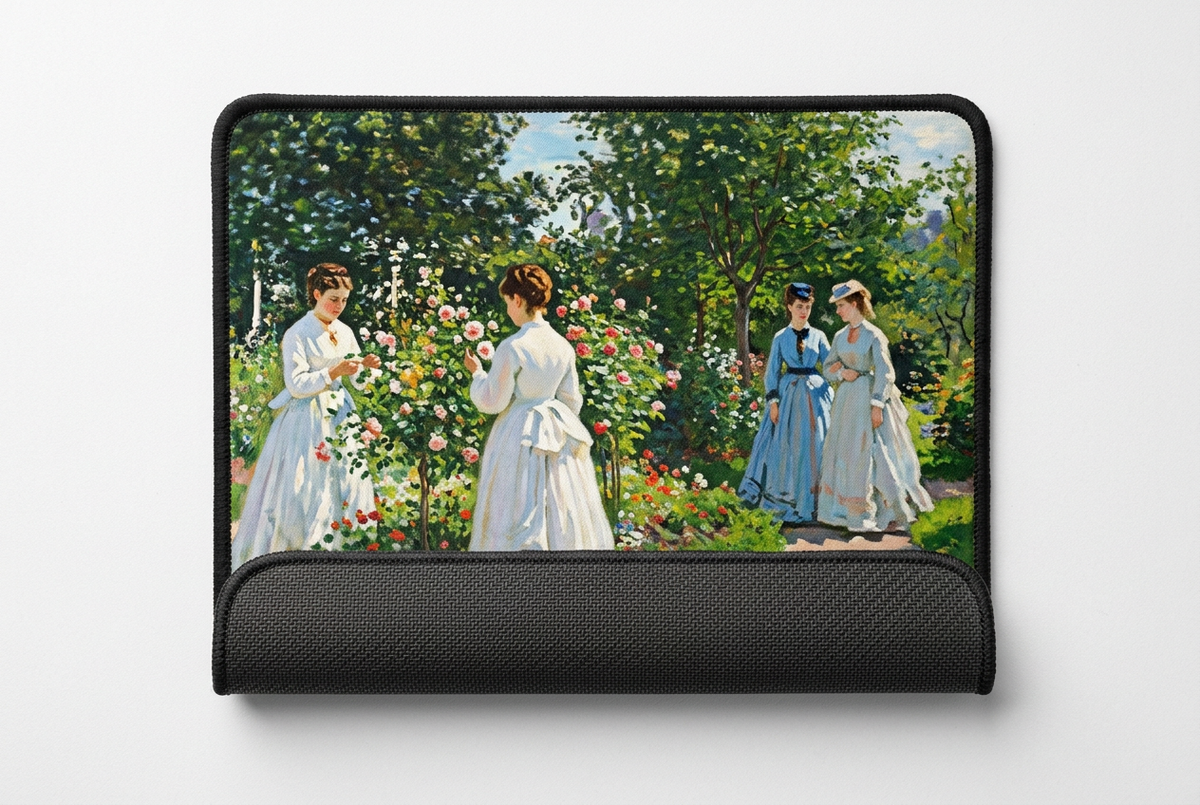 Claude Monet Women in the Garden Mousepad