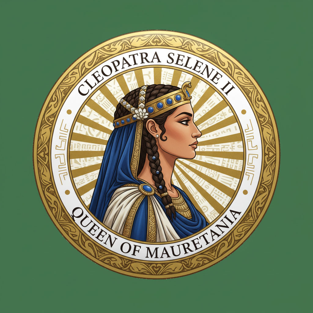 Cleopatra Selene II Queen Pinback 2.25-inch Mypinbacks.com