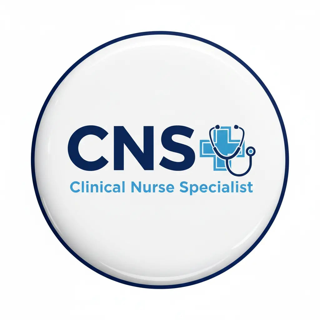 Clinical Nurse Specialist (CNS) Pin Button 2.25-inch - mypinbacks.com