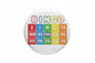 Colorful Bingo Game Board Card Pinback 2.25-inch - My Pinbacks