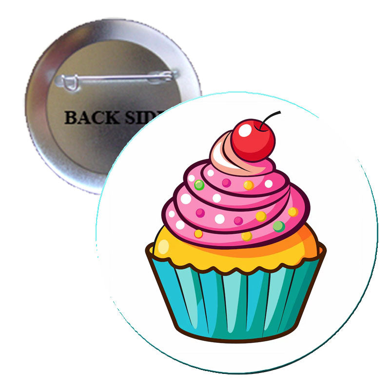 Cupcakes Pinback 1.25" (4 Pcs)