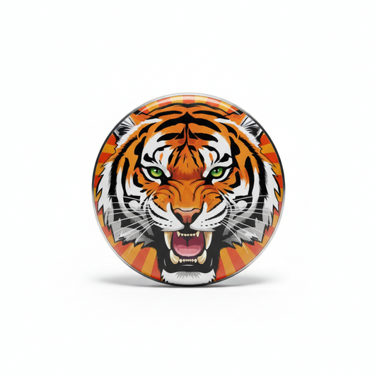Custom Tiger Pinback 2.25-inch