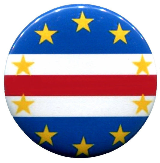 Cape Verde Flag Cape Verdean Pinback 2.25-inch Default Title