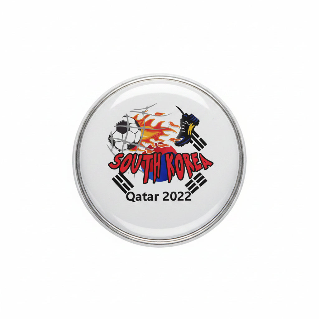 South Korea Football Soccer 2.25-inch Pinback 2022 Default Title