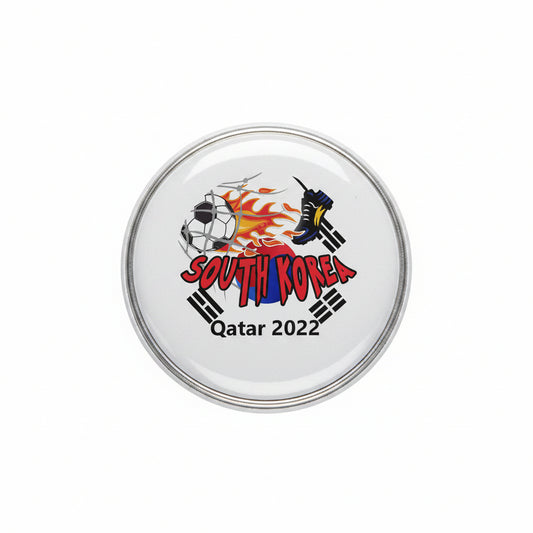 South Korea Football Soccer 2.25-inch Pinback 2022 Default Title