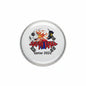 South Korea football pinback button (2.25 in) with Qatar 2022 soccer graphic