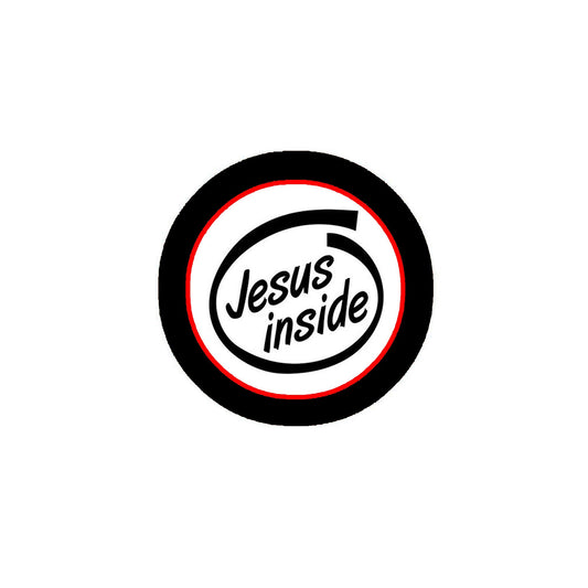 10 Pcs Jesus Inside Badges Pinback 1.25" for Jackets, Backpacks, etc.