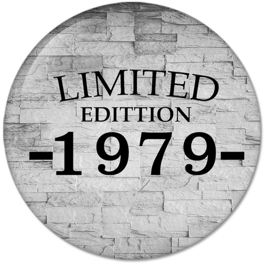 40th Birthday Gifts Made LIMITED EDITION 1979 Pinback Button Badges (58mm), NEW