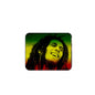 Bob Jamaican mouse pad with rounded rectangle and stylized portrait graphic