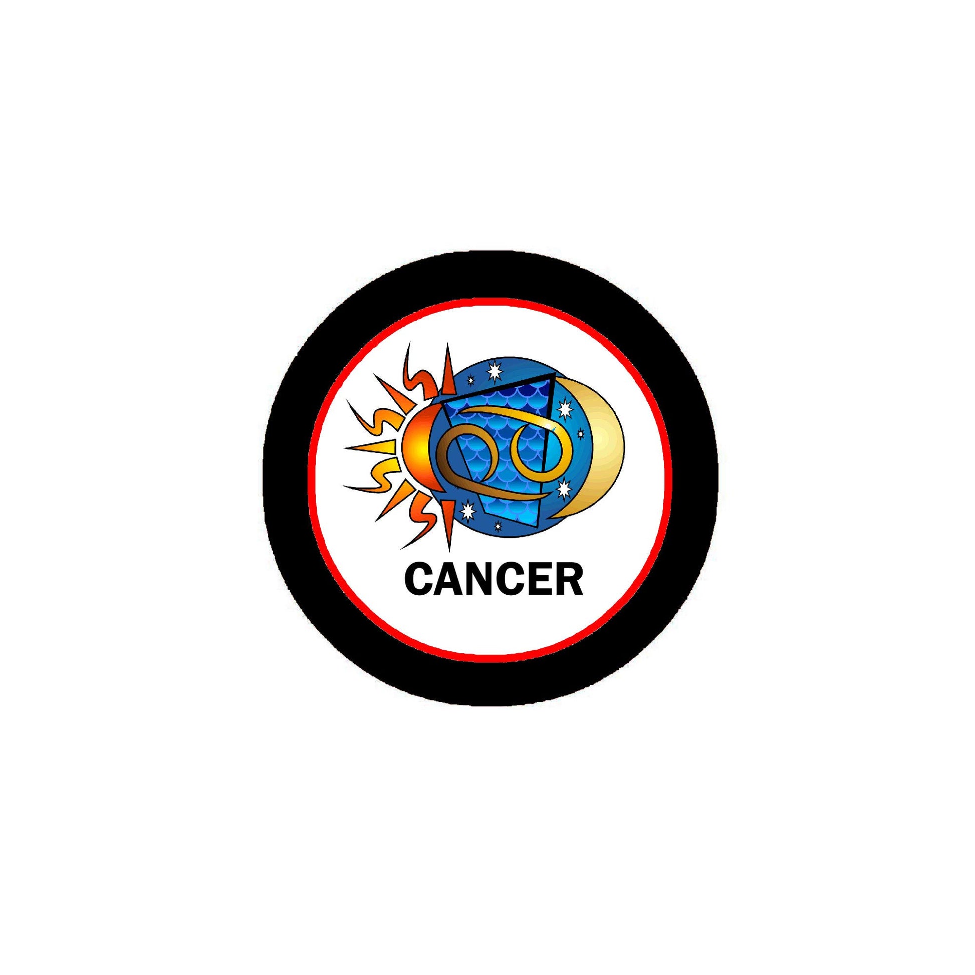 Cancer 2.25-inch Pinback Zodiac Sign Default Title