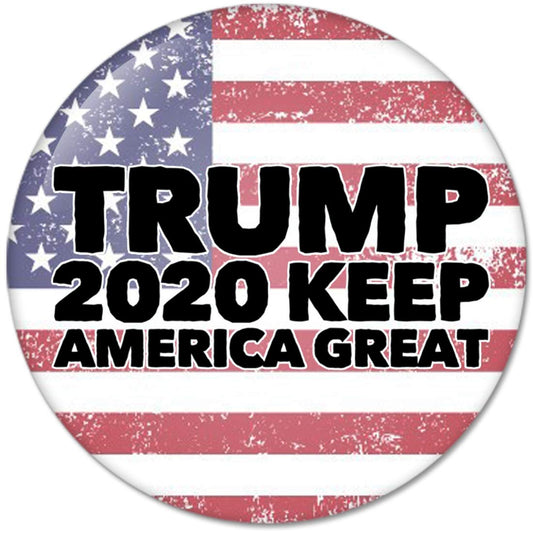 Trump 2020 Keep America Great No.5 Pinback Button Badges (58mm), NEW