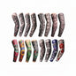 Assorted printed tattoo cooling arm sleeves set, long fit, elastic cuffs