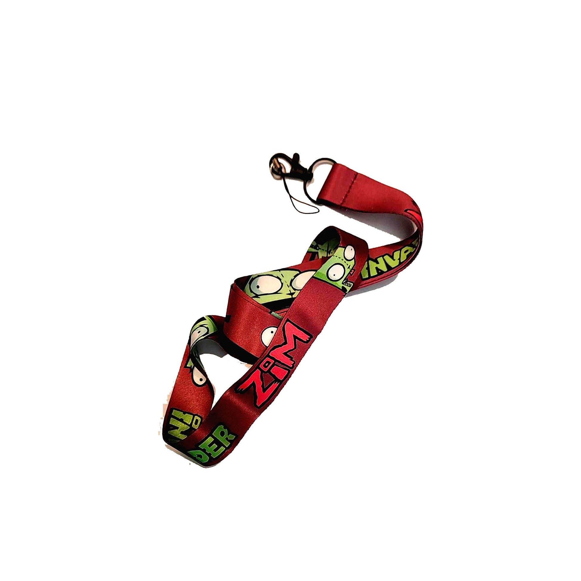 Zim Lanyard Keychain Holder Pink Invader Purple Love Gir