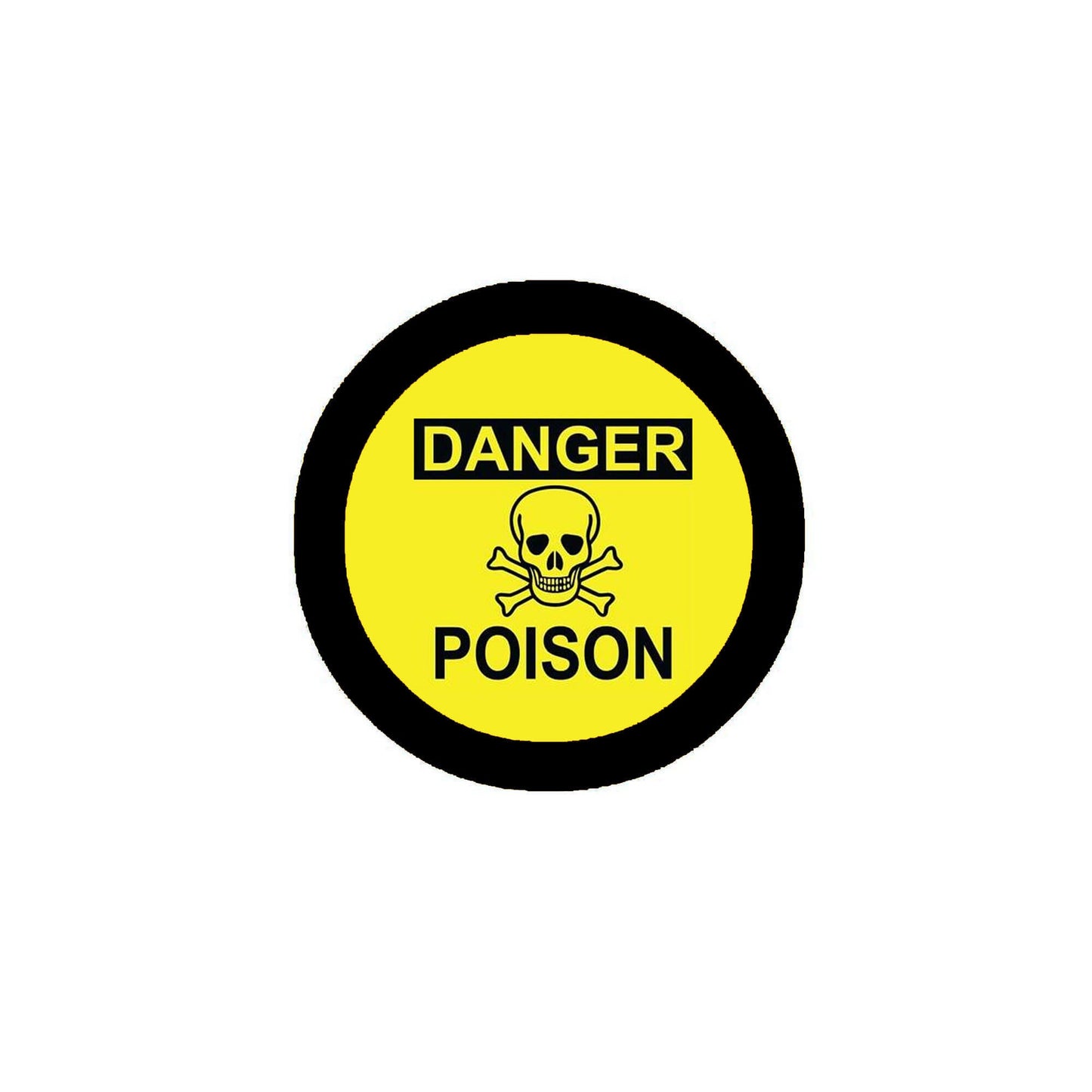 Pinback Danger Poison 2,25"