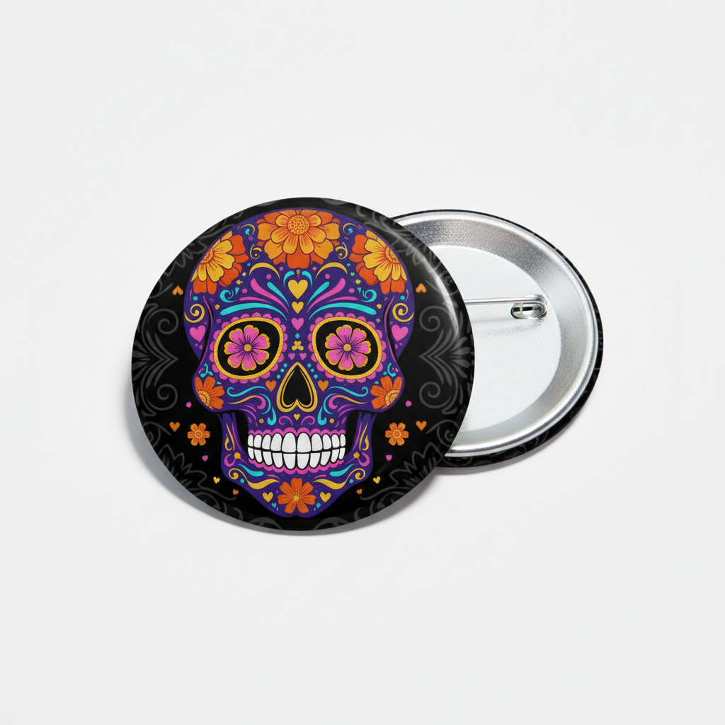 Day of the Dead Pinback 2.25-inch