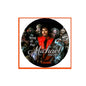 Round Michael 1958-2009 King of Pop pinback badge, 2.25-inch