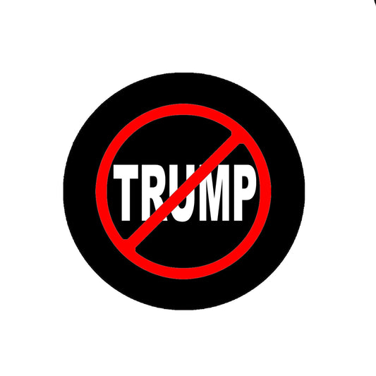 10 Pcs Anti Trump No Trump 2.25" Pinback Badge Pin Button Political for Jackets, Backpacks, etc.