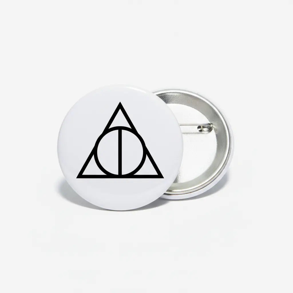 Deathly Hallows Logo Pinback 2.25-inch
