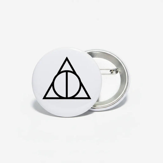 Deathly Hallows Logo Pinback 2.25-inch
