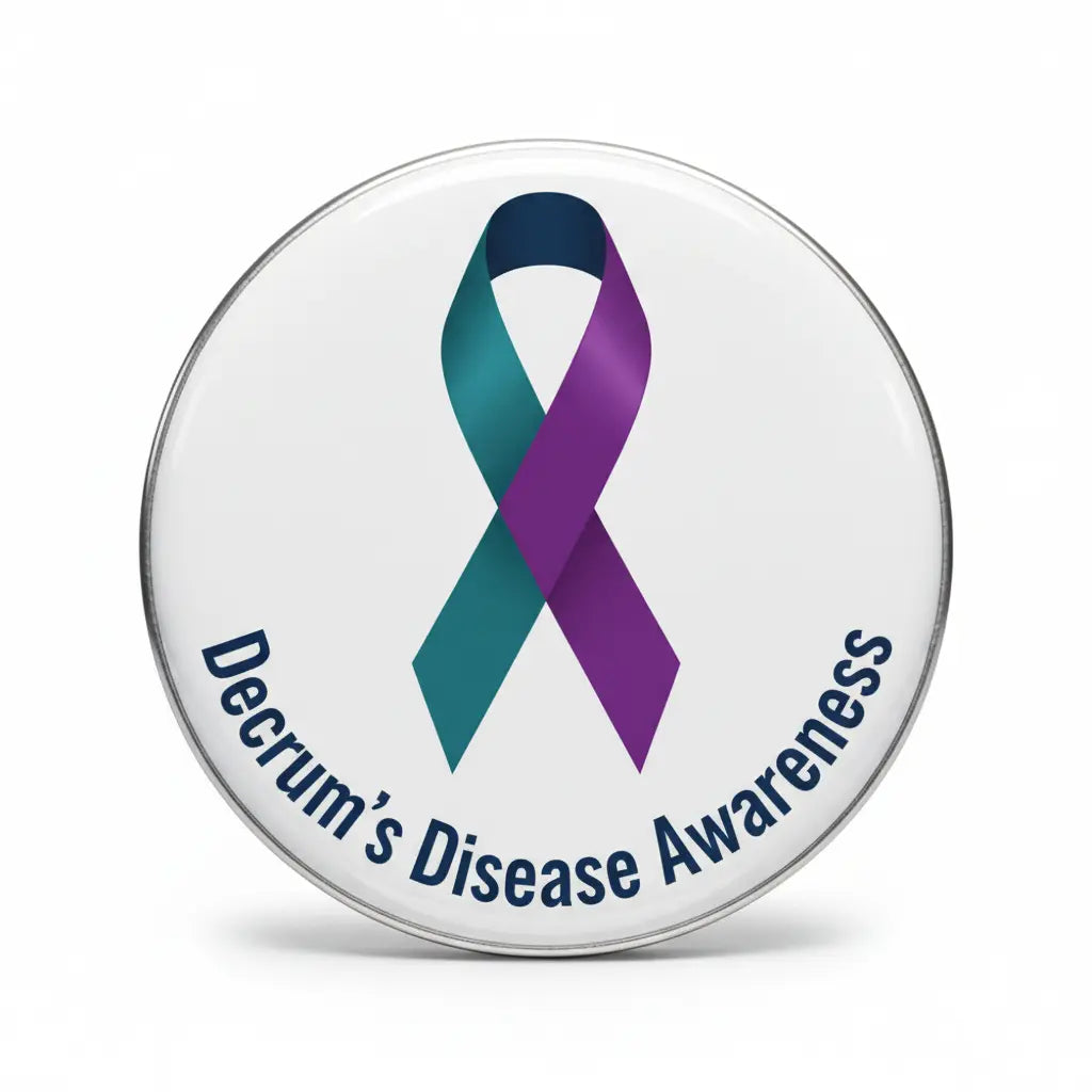 Decrums Disease Awareness Pinback 2.25-inch