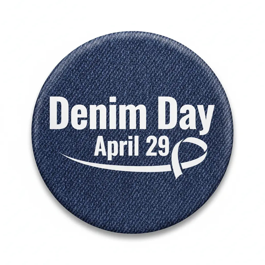 Denim Day (April 29) Pinback 2.25-inch