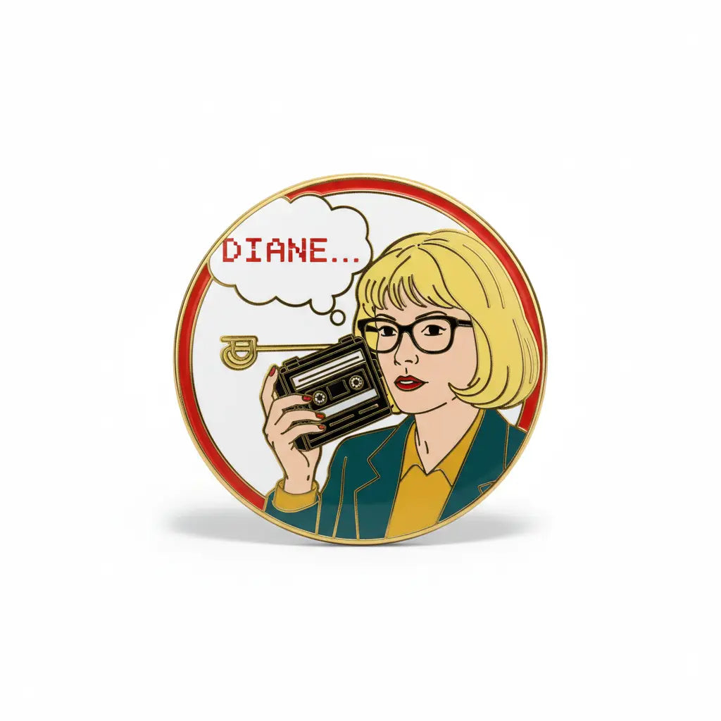 Diane Twin Peaks Pinback 2.25-inch