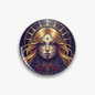 Divine Face Pinback 2.25-inch