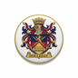 Doubleday Family Crest Coat of Arms Pinback 3-inch - My Pinbacks