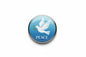 1.45-inch retractable reel with blue Peace dove emblem