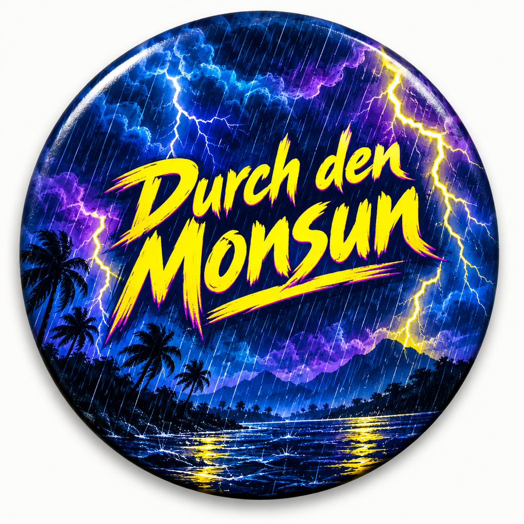 Durch den Monsun Pin Button 2.25-inch