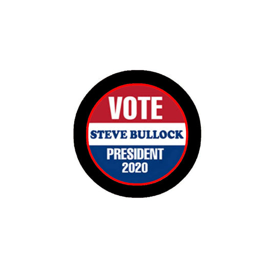 Steve Bullock for President 2020 Pinback Badge 2.25-inch Pic Default Title
