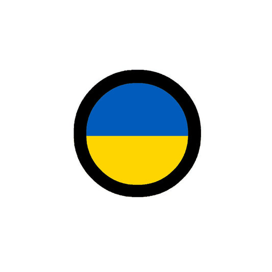 100 Pcs Ukrainian Flag Ukraine 2.25" Pinback for Jackets, Backpack, hats