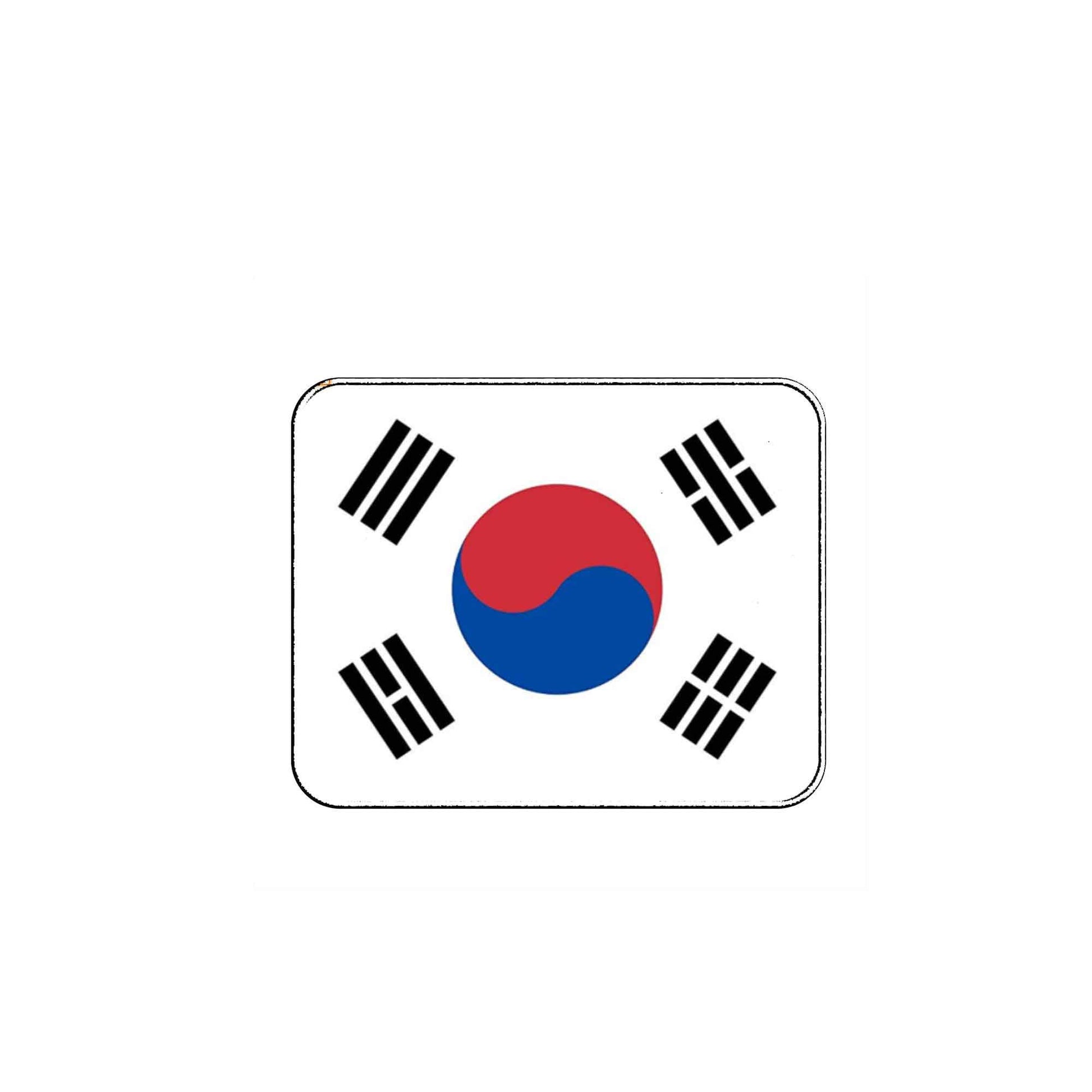 South Korea Country Flag Mousepad for Computers Default Title